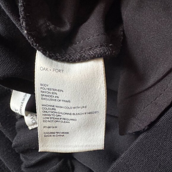 🖤 Oak & Fort High-Waisted Pants | XS (Fits S) - Picture 5 of 5